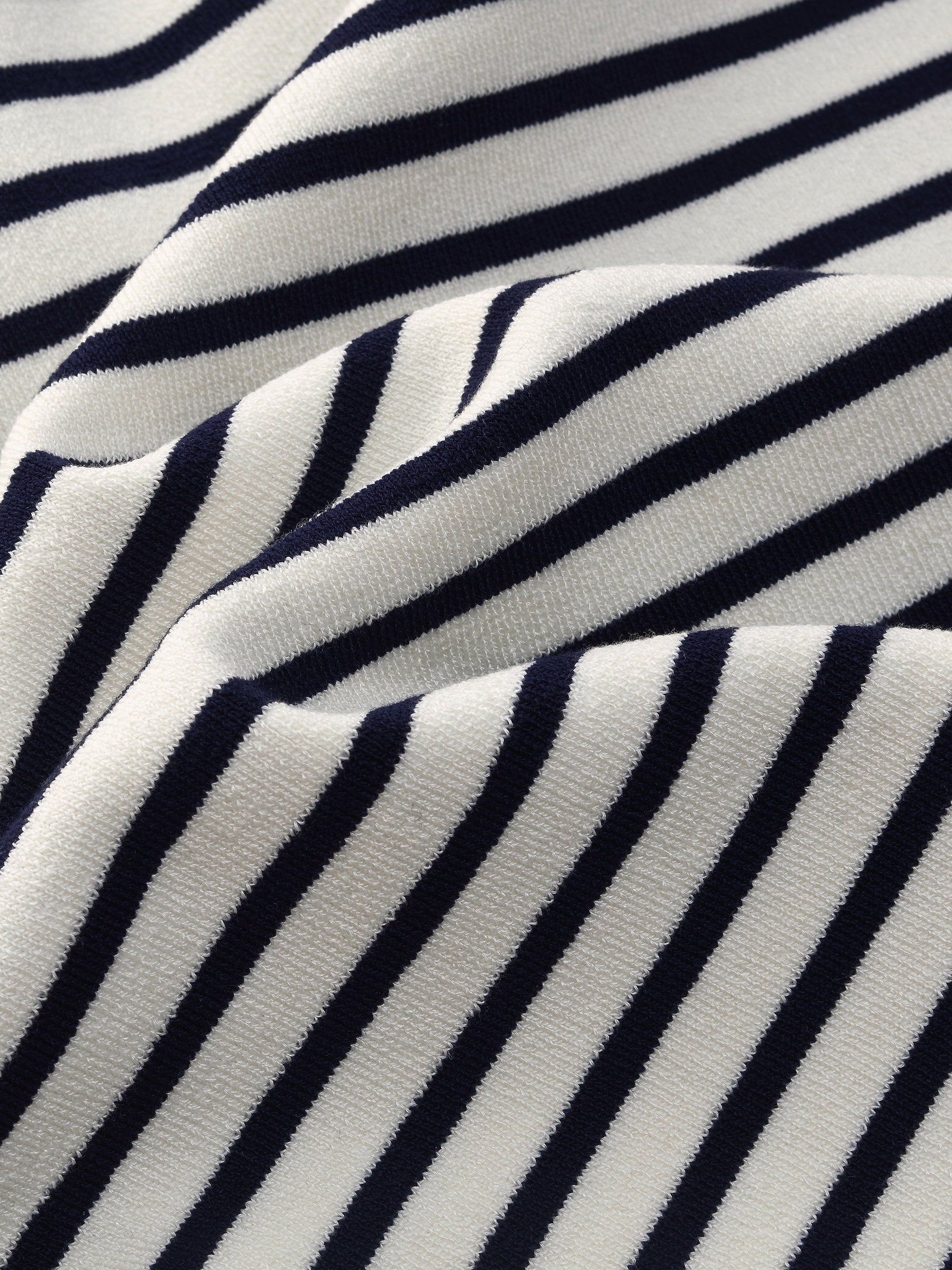 Lyocell Blend Stripe Gathered Waist Women Knit Mini Dress