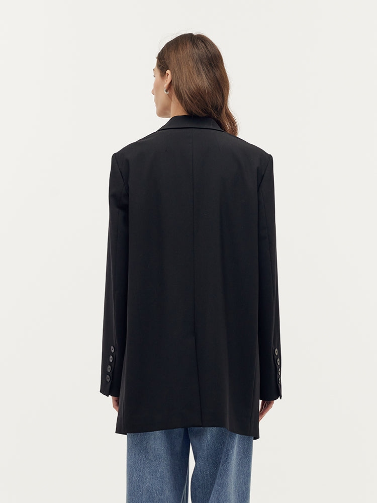 Machine Washable Wool Unisex Blazer