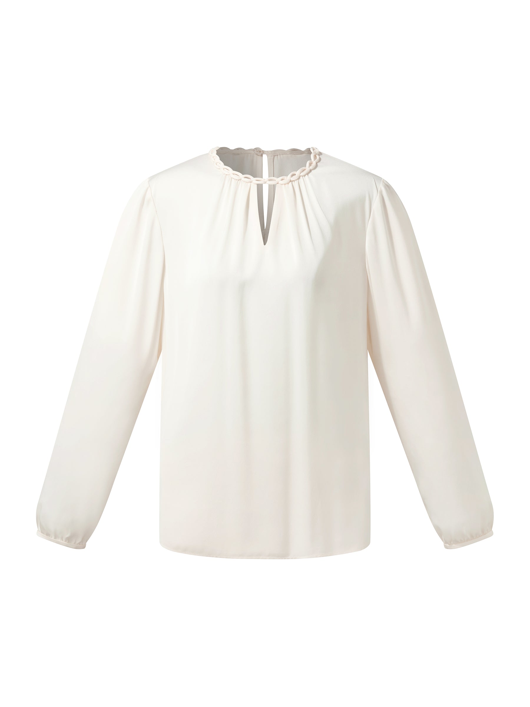 22MM Mulberry Silk Women Round Neck Blouse