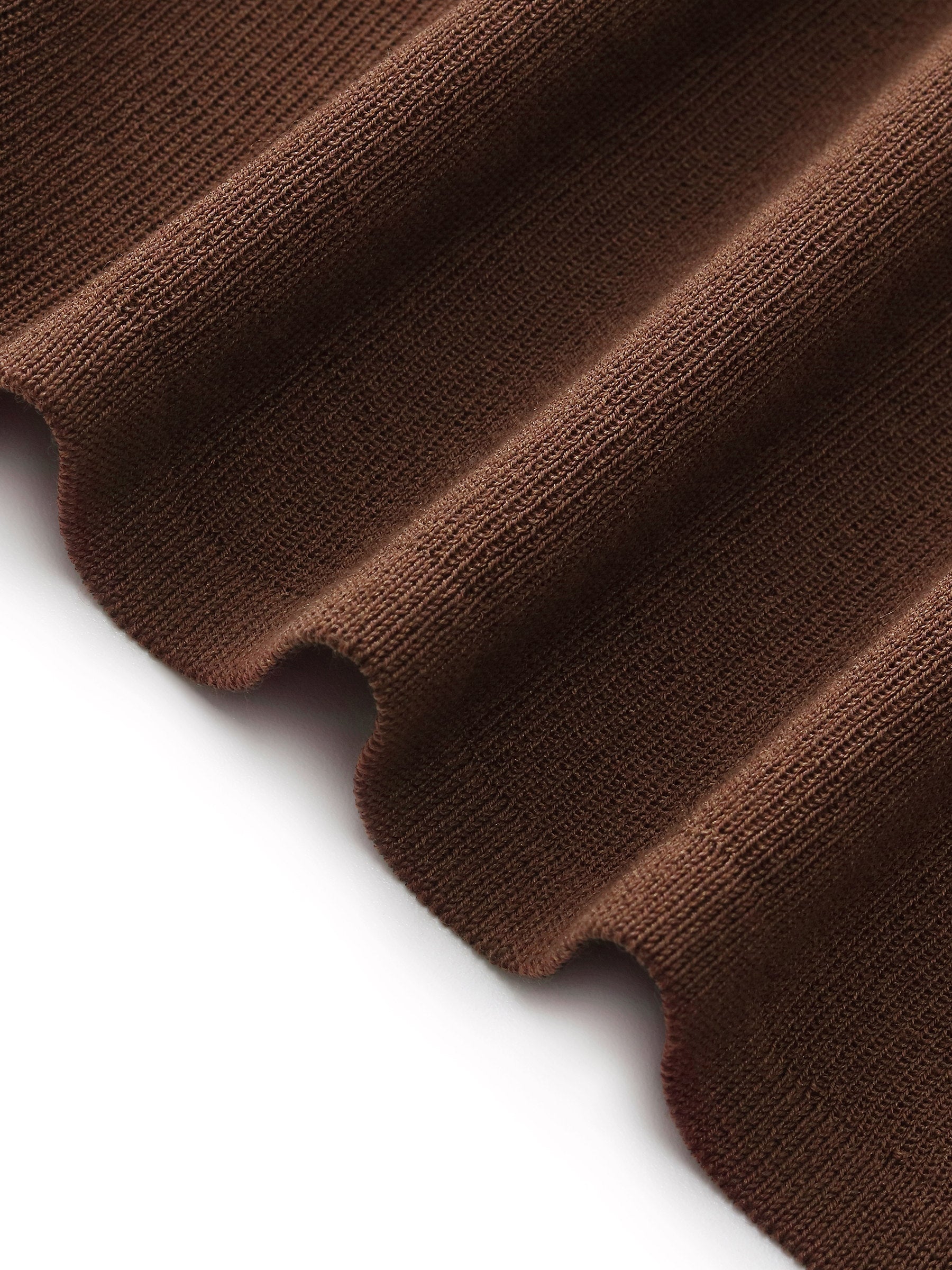 Acetate Tencel Blend Side Drawstring Women Knit Top