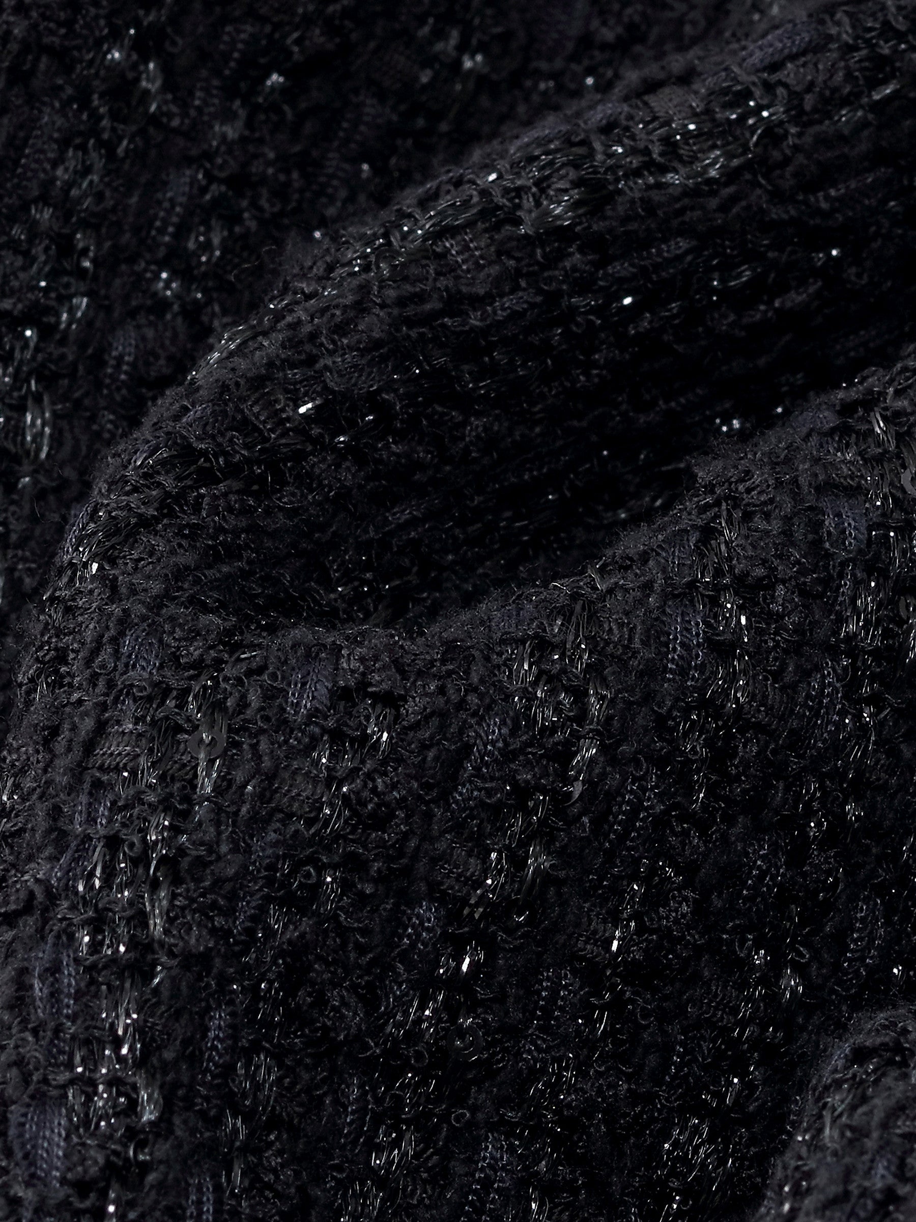 Tweed Faux Two-Piece Women Mini Dress