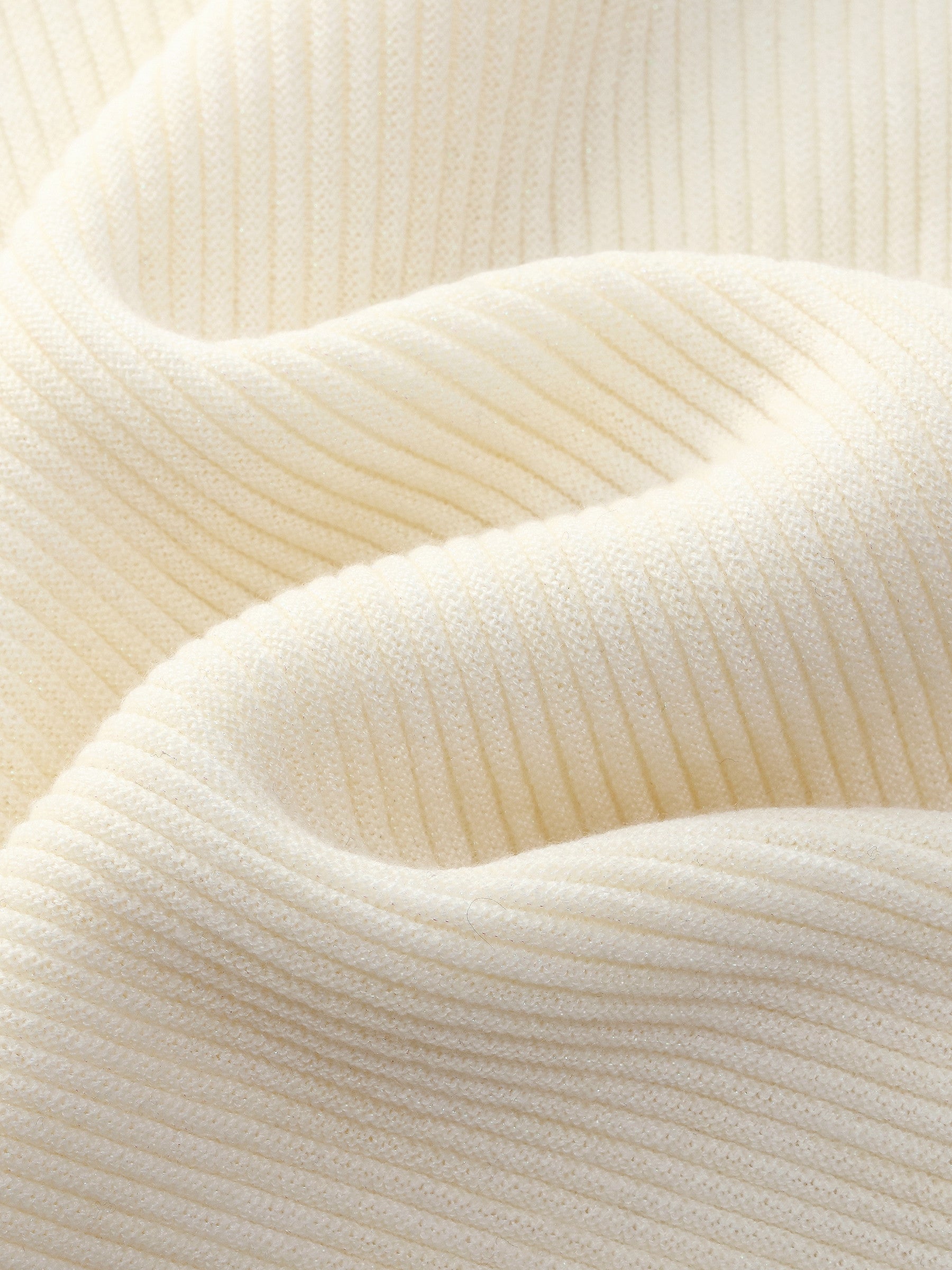 Tencel Wool Blend Mock Neck Women Knit Top