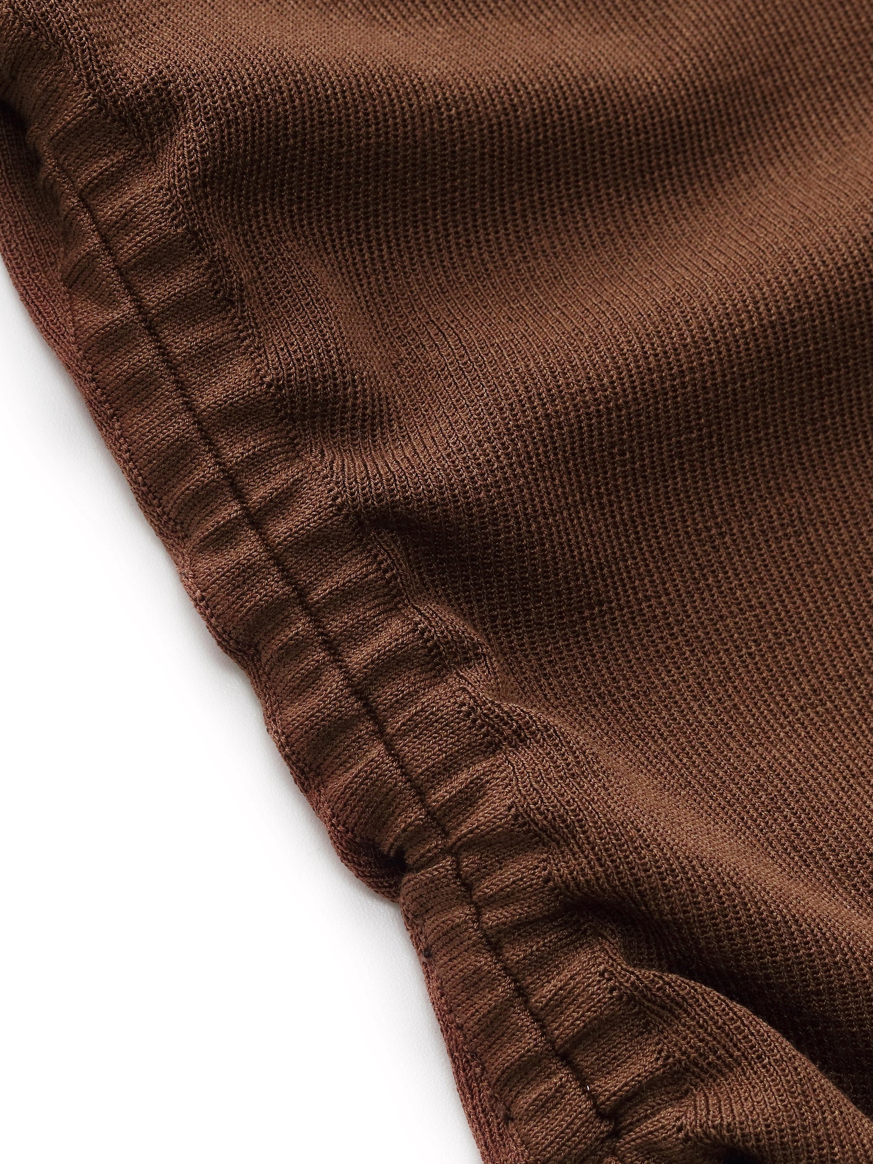 Acetate Tencel Blend Side Drawstring Women Knit Top