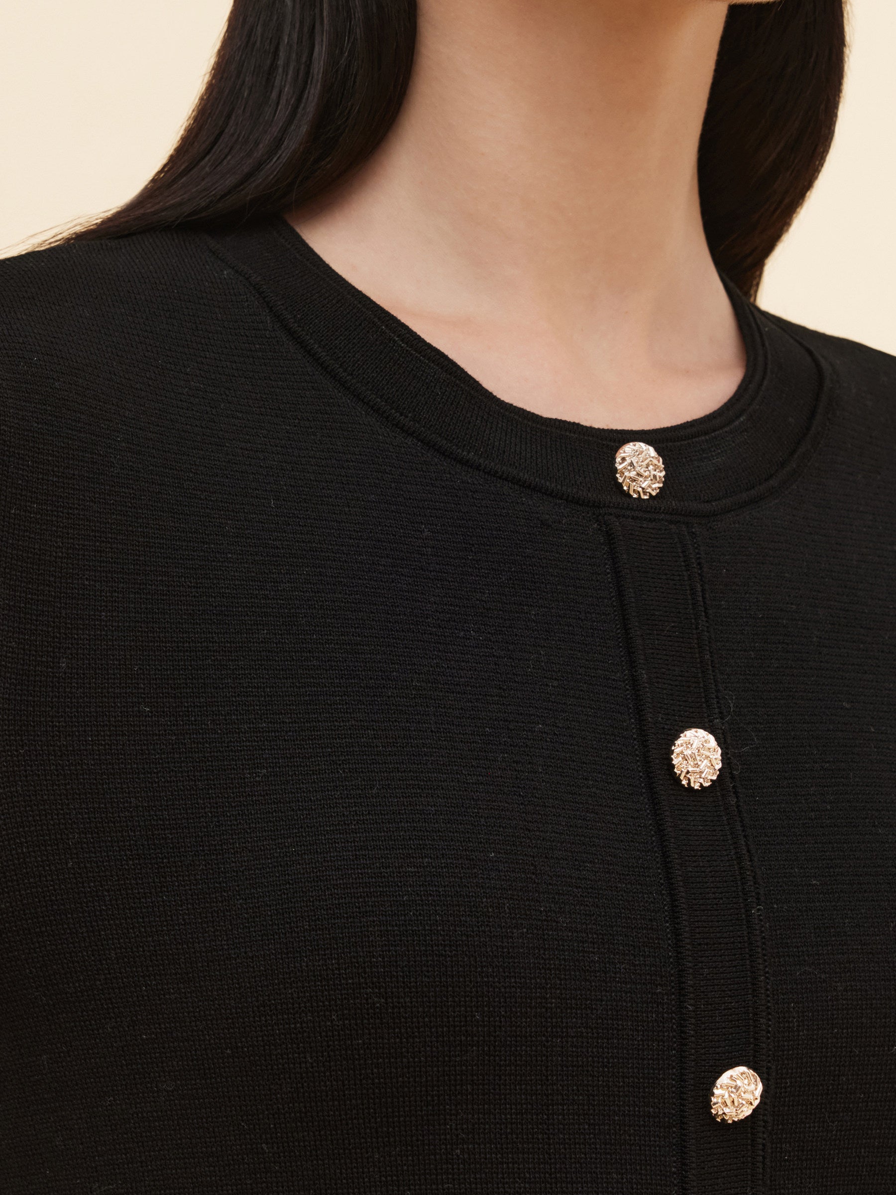 Tencel Blend Color Block Women Knit Mini Dress