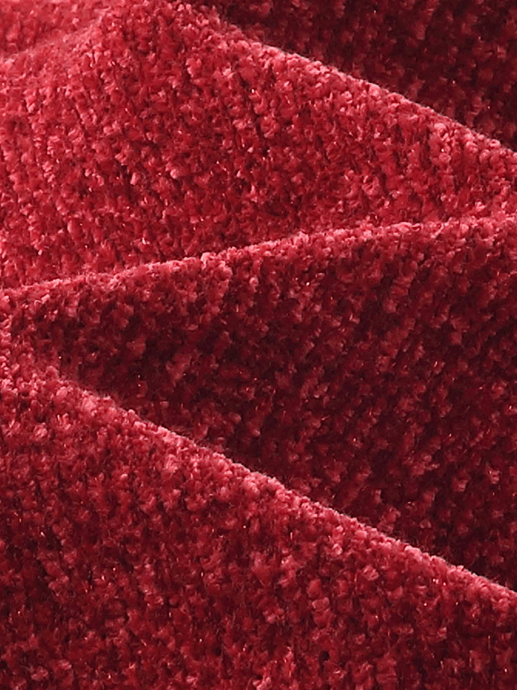 Chili Red Turtleneck Women Sweater