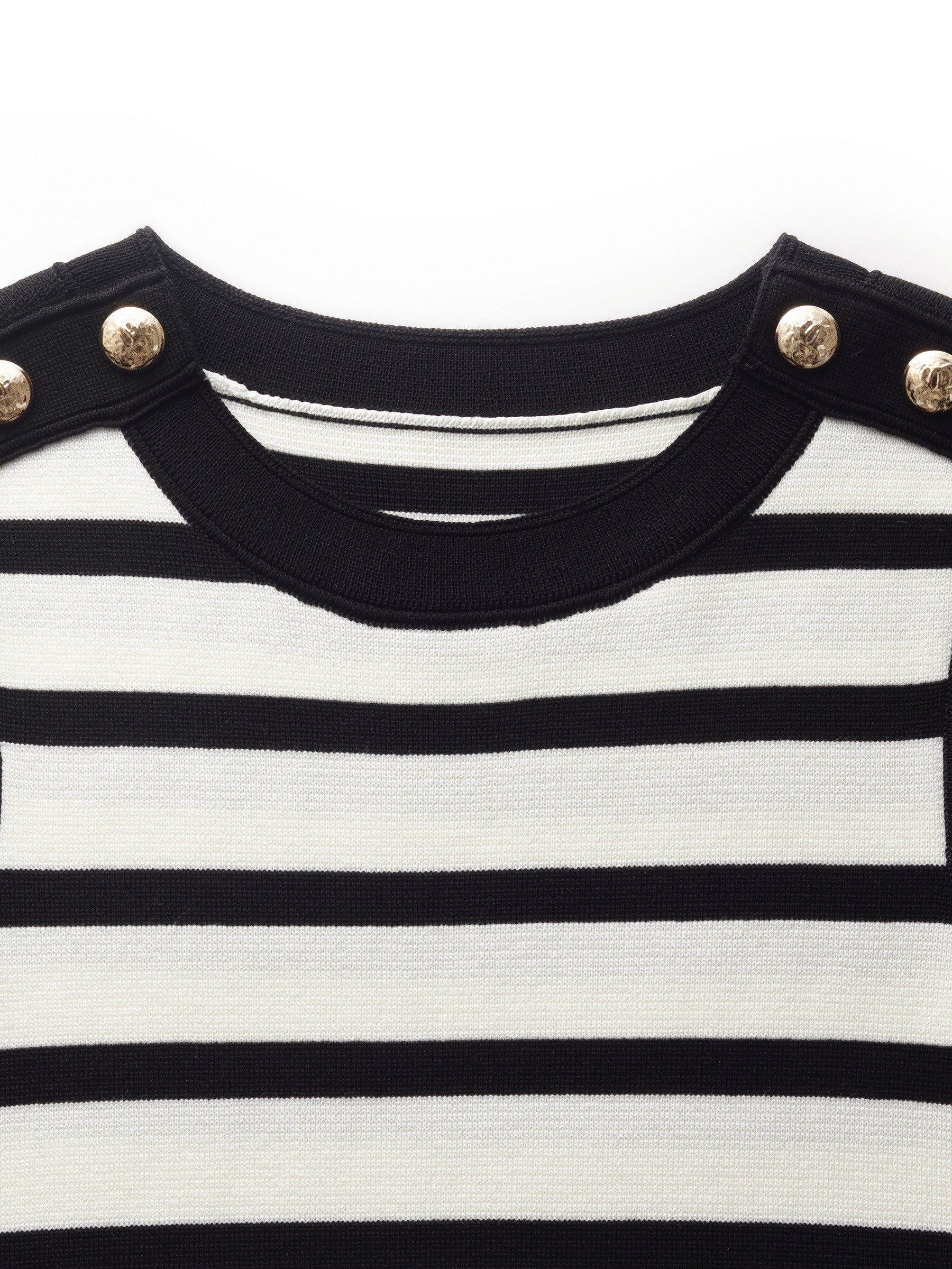 Tencel Blend Stripe Contrast Trim Women Knit Mini Tank Dress