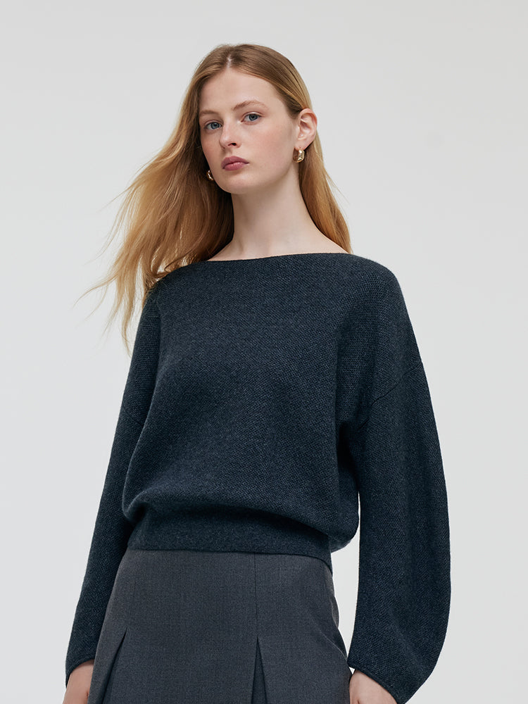 Cashmere Drop Shoulder Women Sweater